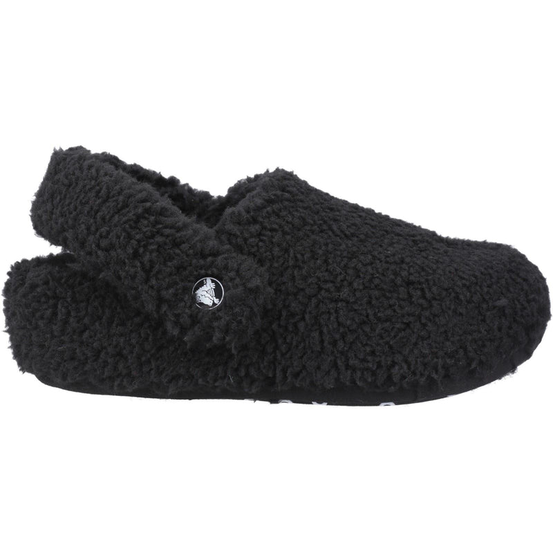 Crocs Classic Kids Cozzzy Synthetic Black Slippers