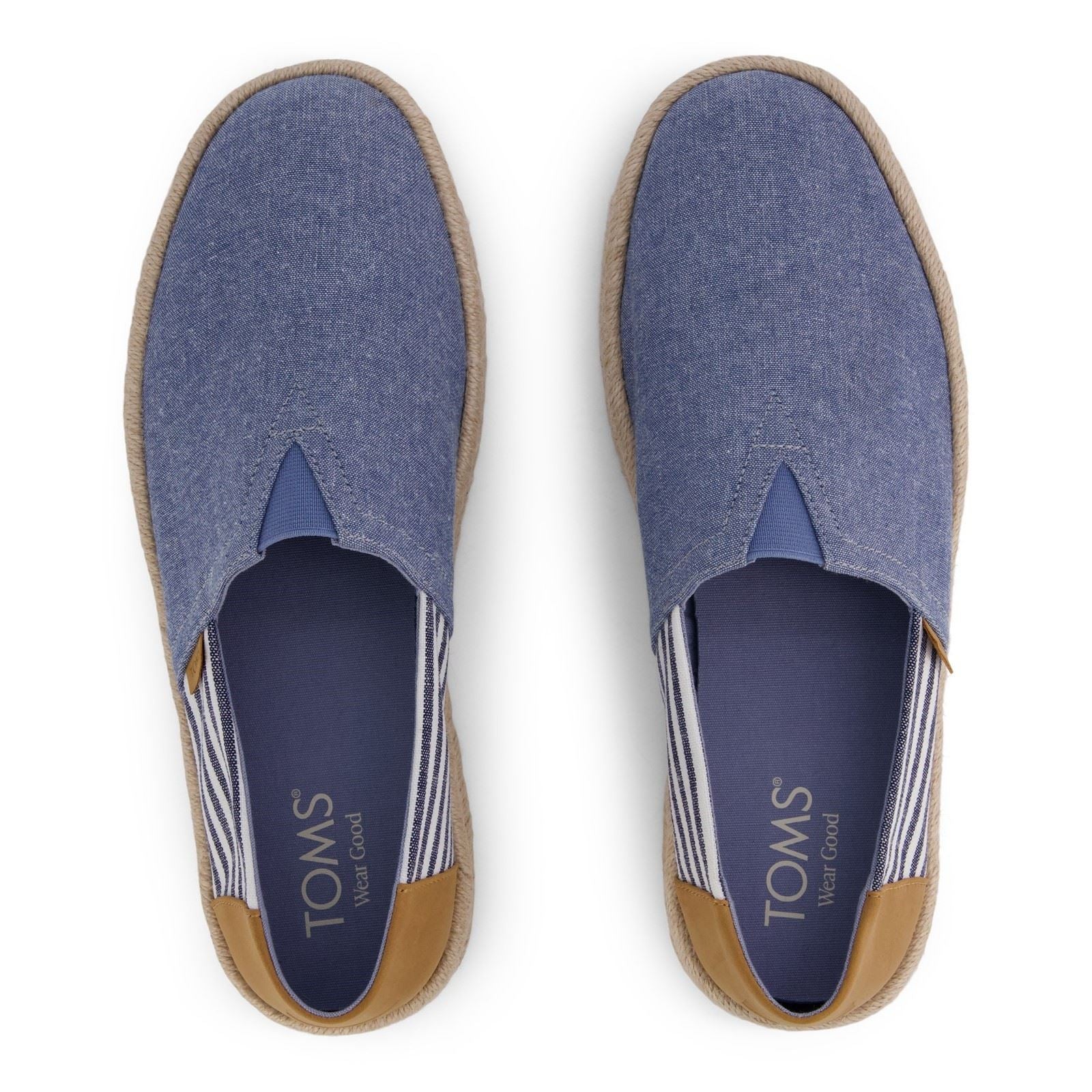 TOMS Alpargata Rope 2.0 Textile Men's Navy Espadrilles