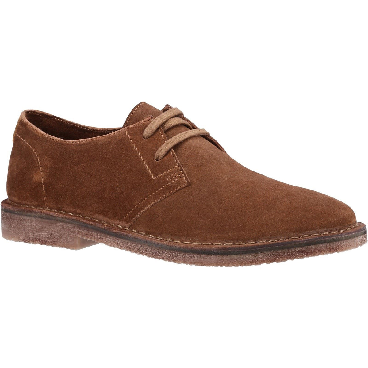 Hush Puppies Scout Suede Men's Tan Lace-Up Shoes