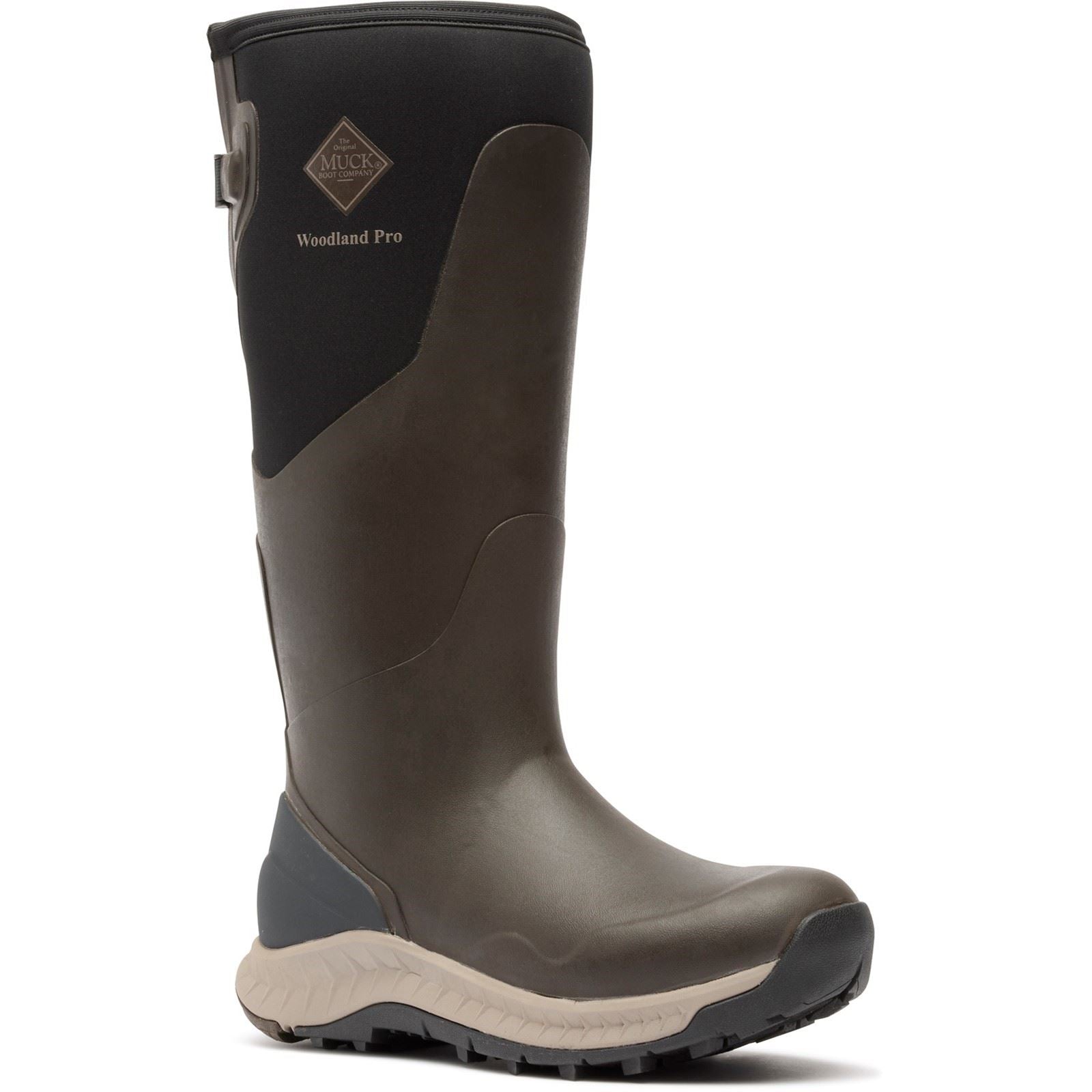 Muck Boots Woodland Pro Rubber Men's COFFEE Wellington Boots