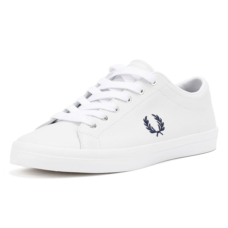 Fred Perry Baseline Leather Men's White/Navy Trainers