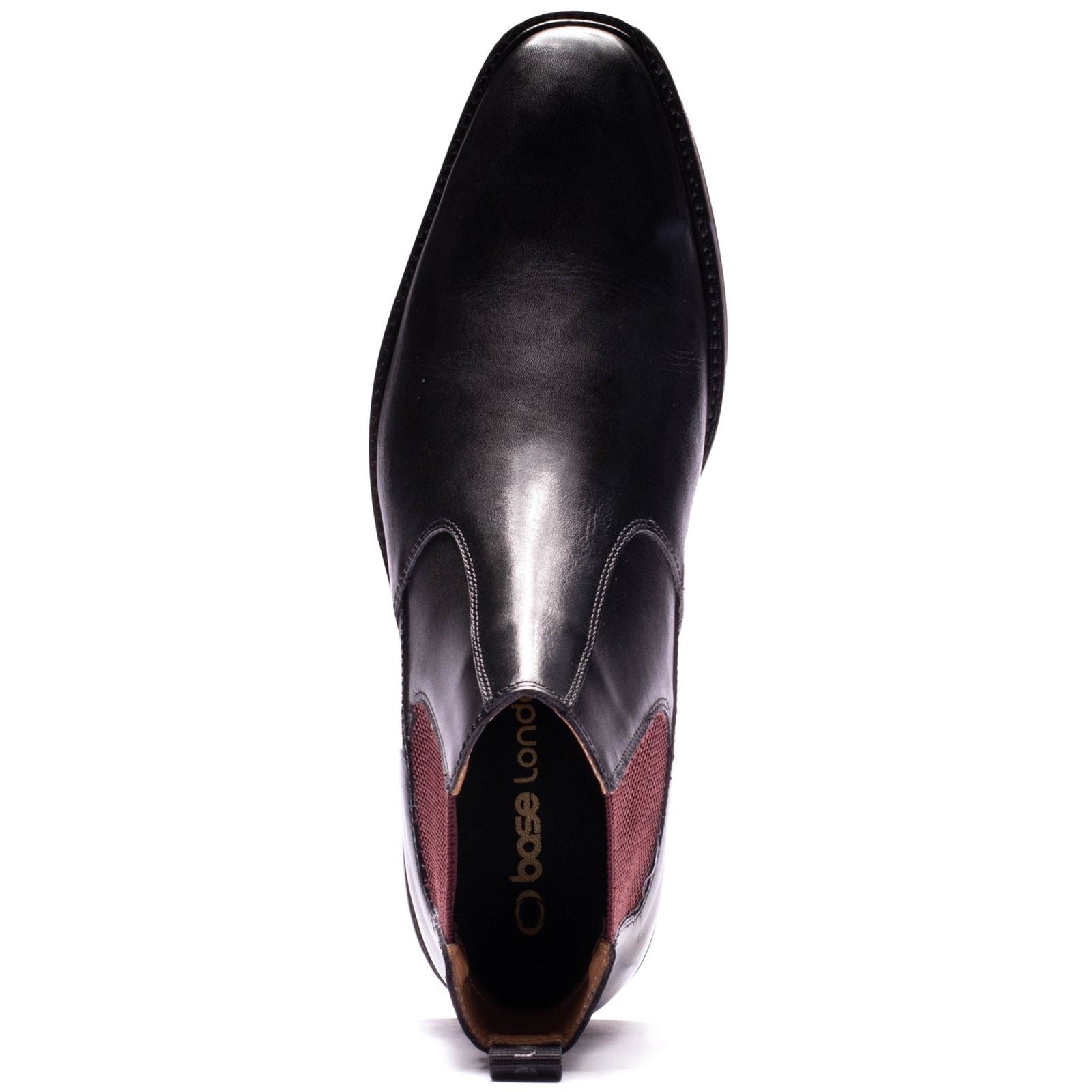 Base London Kensington Leather Men's Black Boots