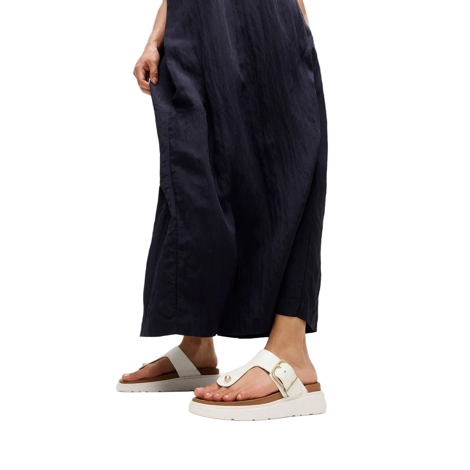 Fitflop Gen-FF Toe-Post Leather Women's Urban White Sandals