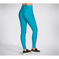 Skechers Performance GOFLEX Rib Nylon Women's Blue Sports Leggings