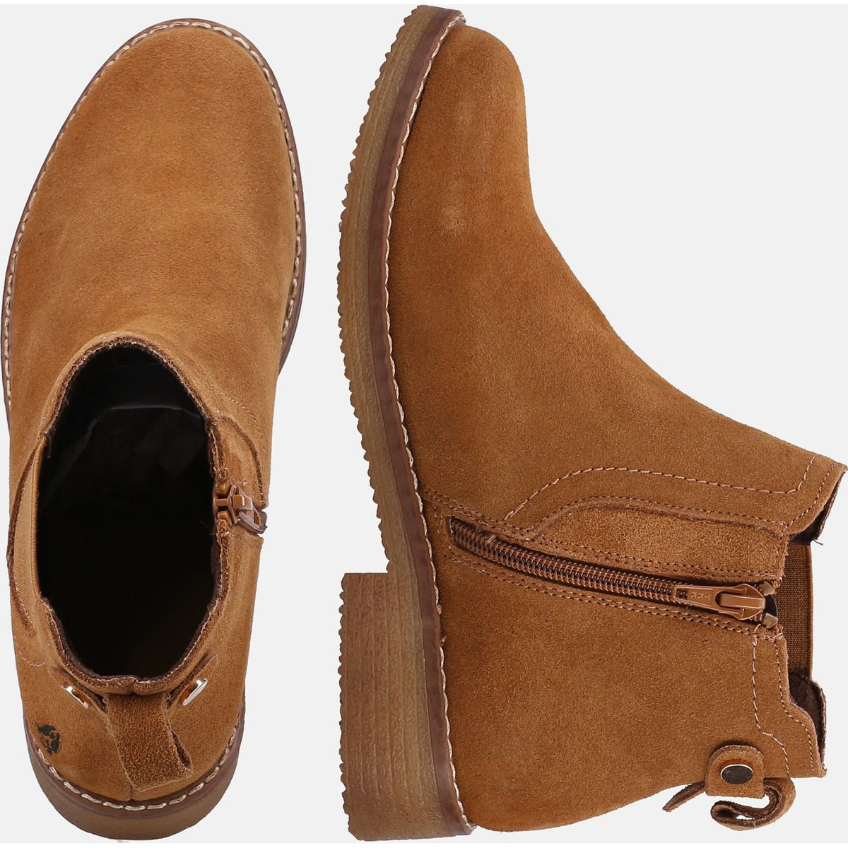 Hush Puppies Maddy Suede Women's Tan Boots