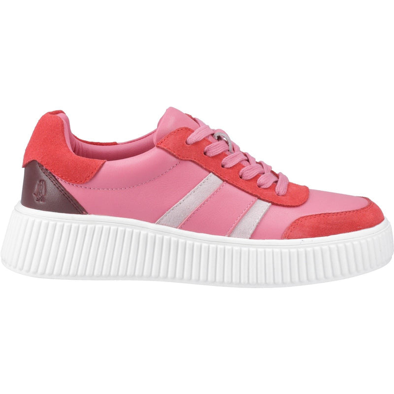 Hush Puppies Holly Suede Women's Fuchsia Trainers