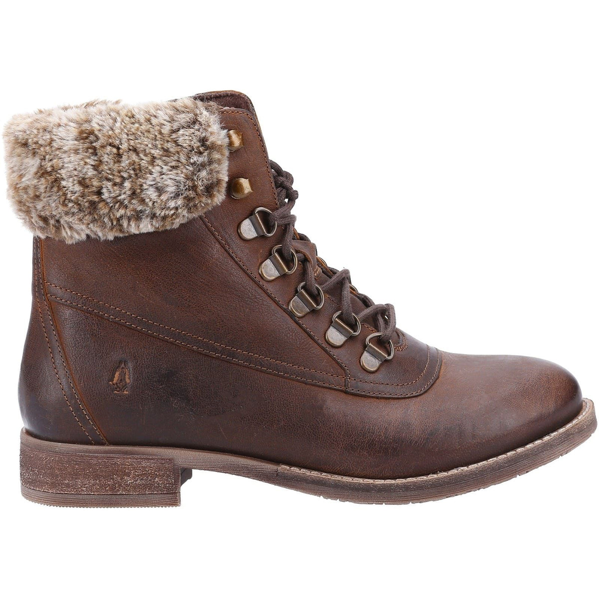 Hush Puppies Effie Faux Fur Women's Brown Boots