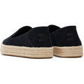 TOMS Carolina 100% Cow Women's Black Espadrilles