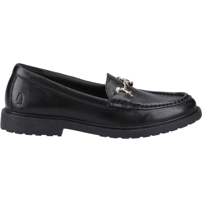Hush Puppies Verity Snaffle Leather Women's Black Loafers