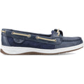 Sperry Angelfish Leather & Cotton Women's Navy Boat Shoes