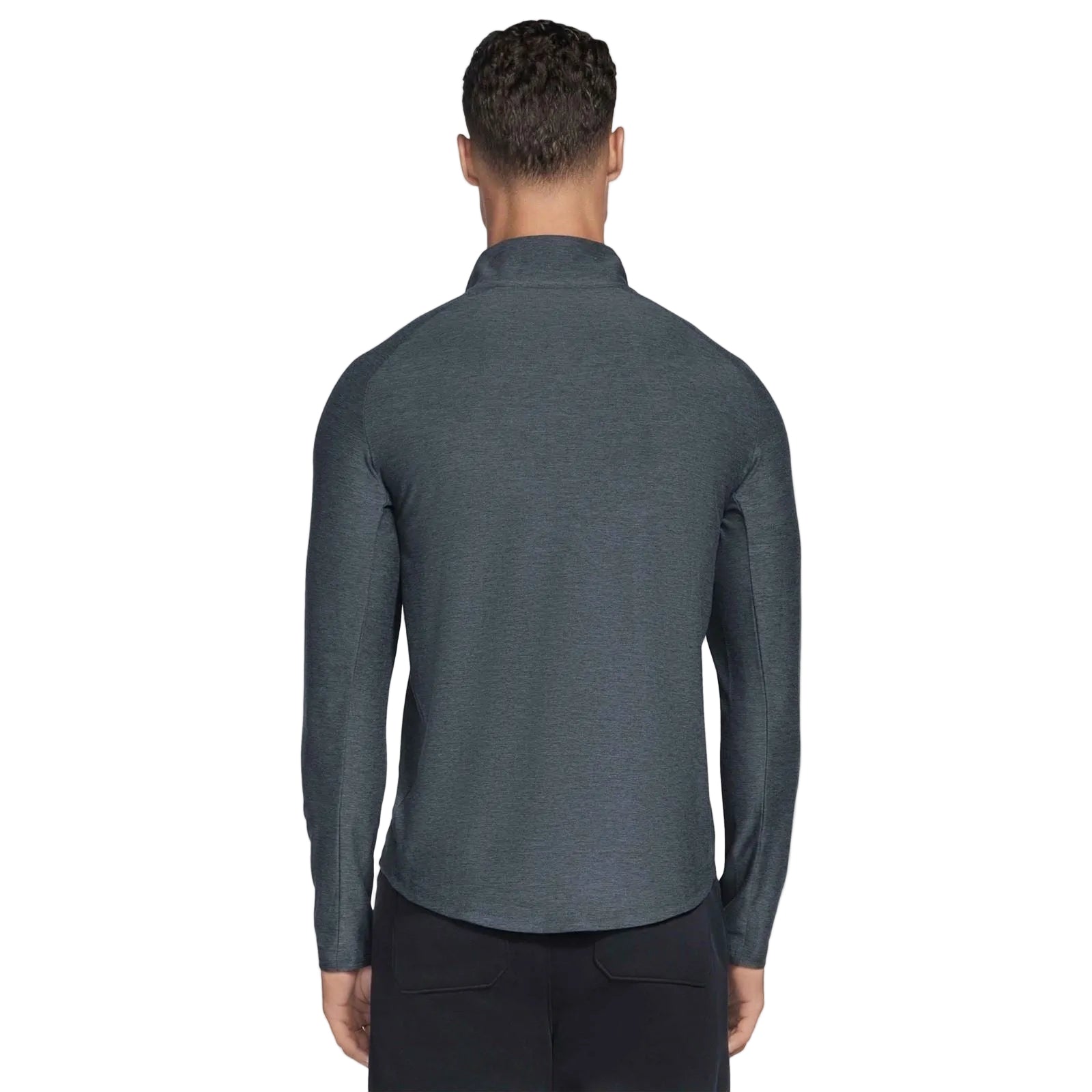 Skechers GO DRI All Day Performance 1/4 Zip Polyester Men's Black Activewear T-Shirts