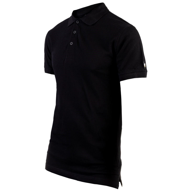 Caterpillar Essentials Cotton Men's Black Polo Shirt