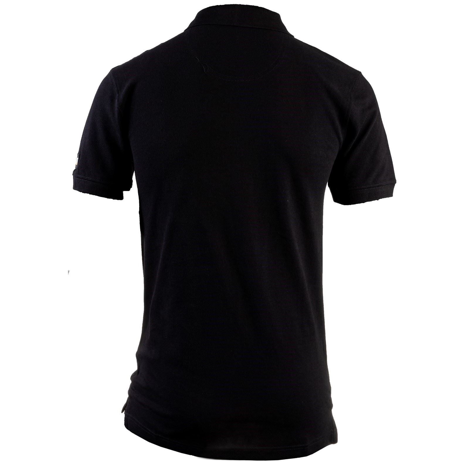 Caterpillar Essentials Cotton Men's Black Polo Shirt