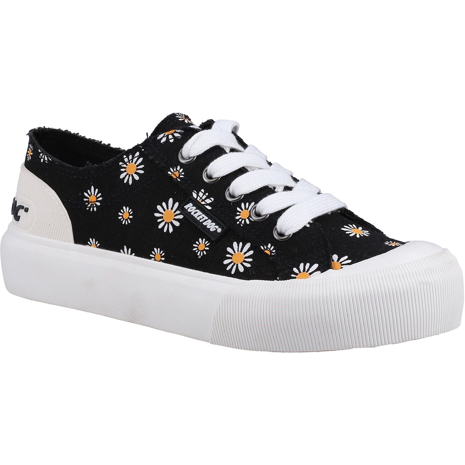 Rocket Dog Jazzin Plus Dixie Cotton Women's Black Trainers