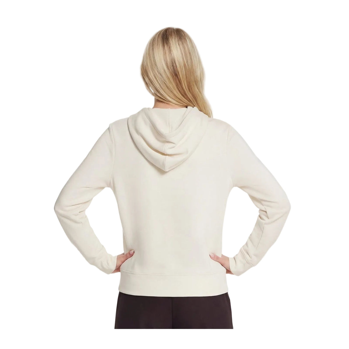 Skechers Cozy Luxe Hoodie Women's Off White Hooded Sweatshirt