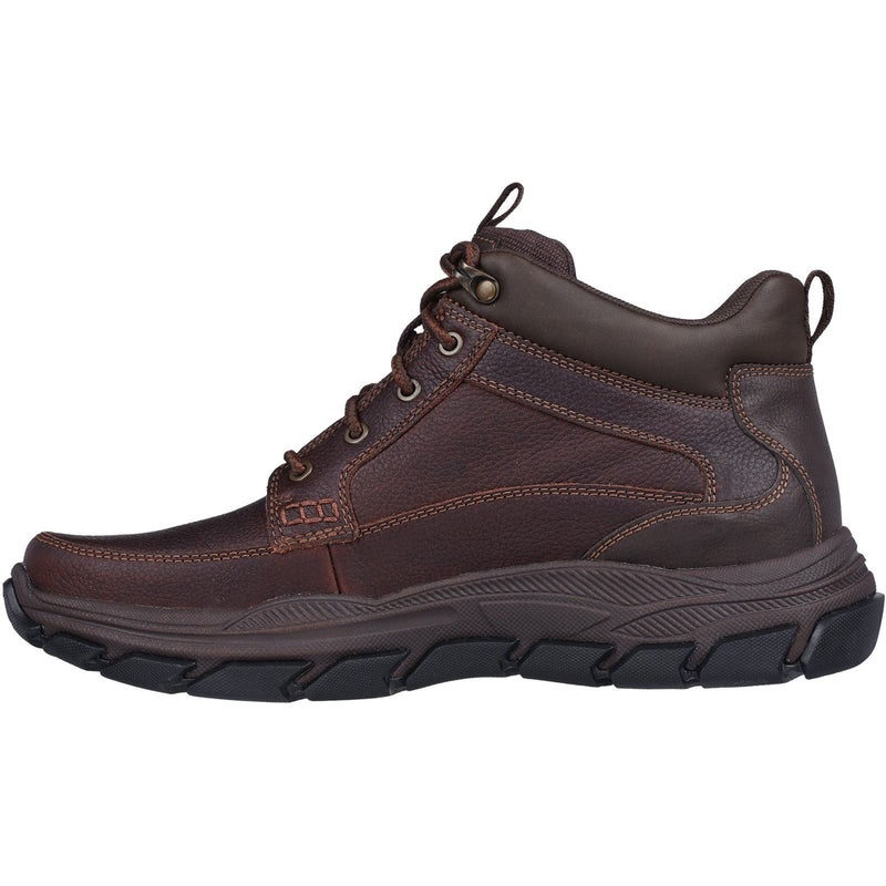 Skechers Respected Boswell Synthetic Men's Red/Brown Hiking Boots