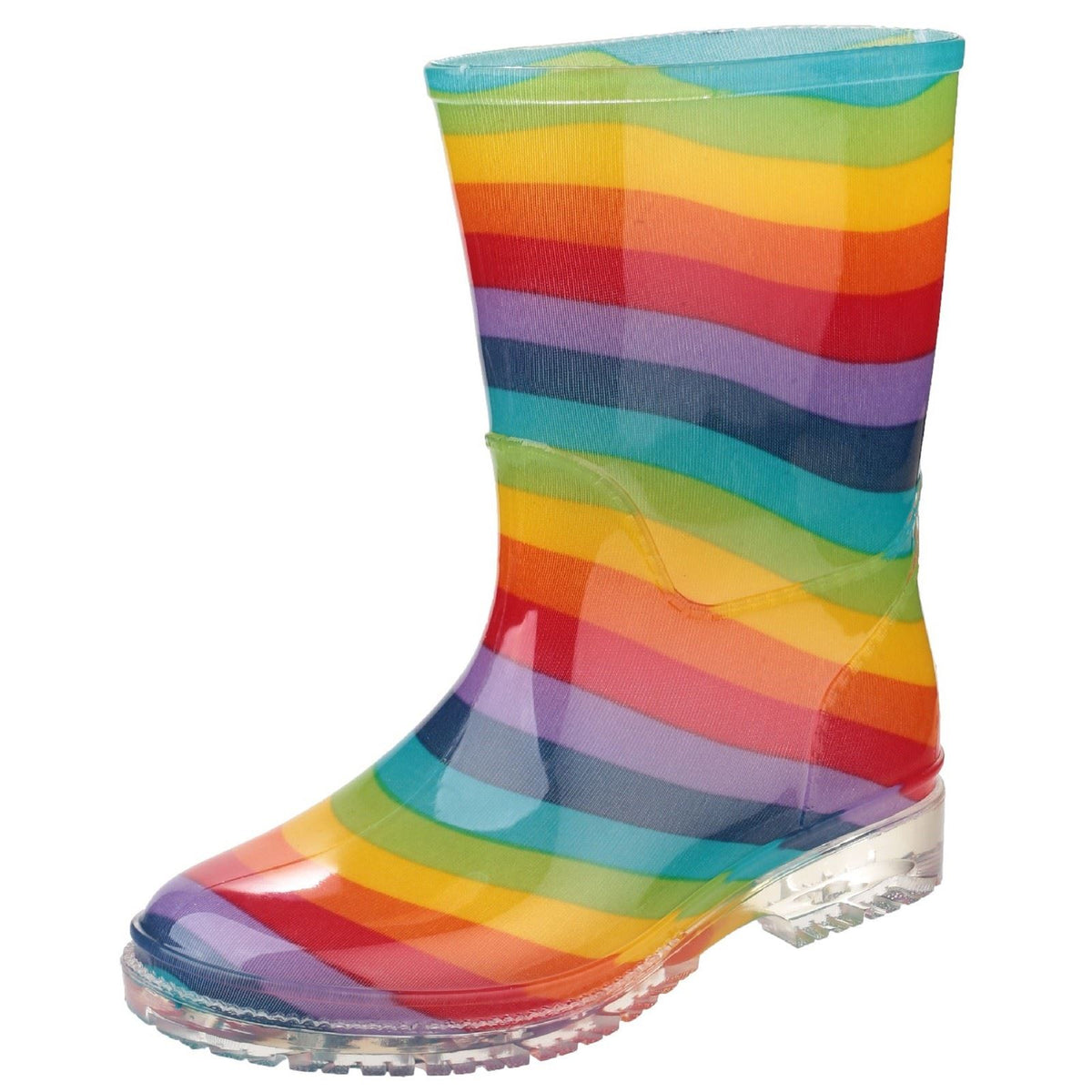 Cotswold Synthetic Junior Rainbow Wellington Boots