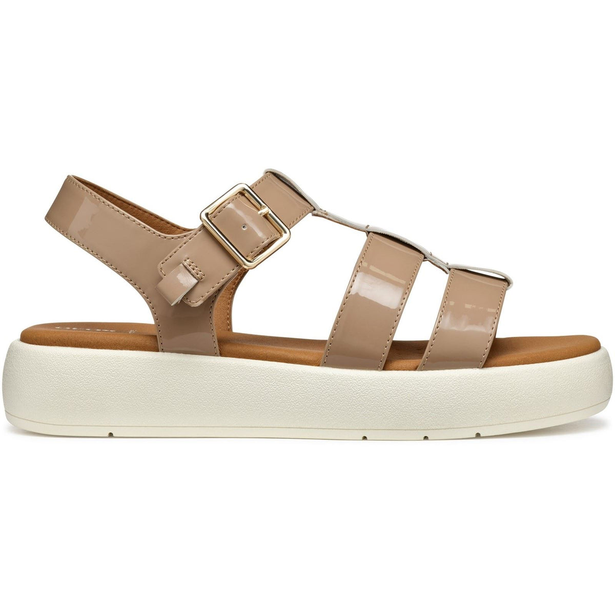Geox D CAMALEI Synthetic Women's Caramel Sandals