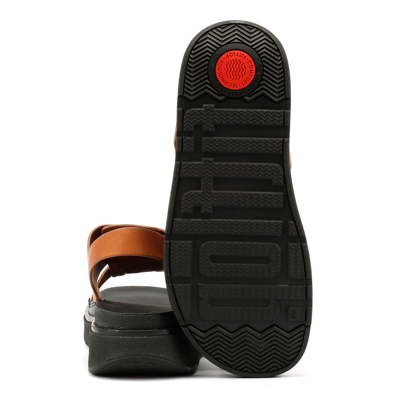 FitFlop GEN-FF Fisherman Leather Women's Deep Tan Sandals