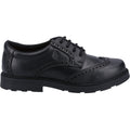 Hush Puppies Jacob Leather Youth Boy's Black Brogues