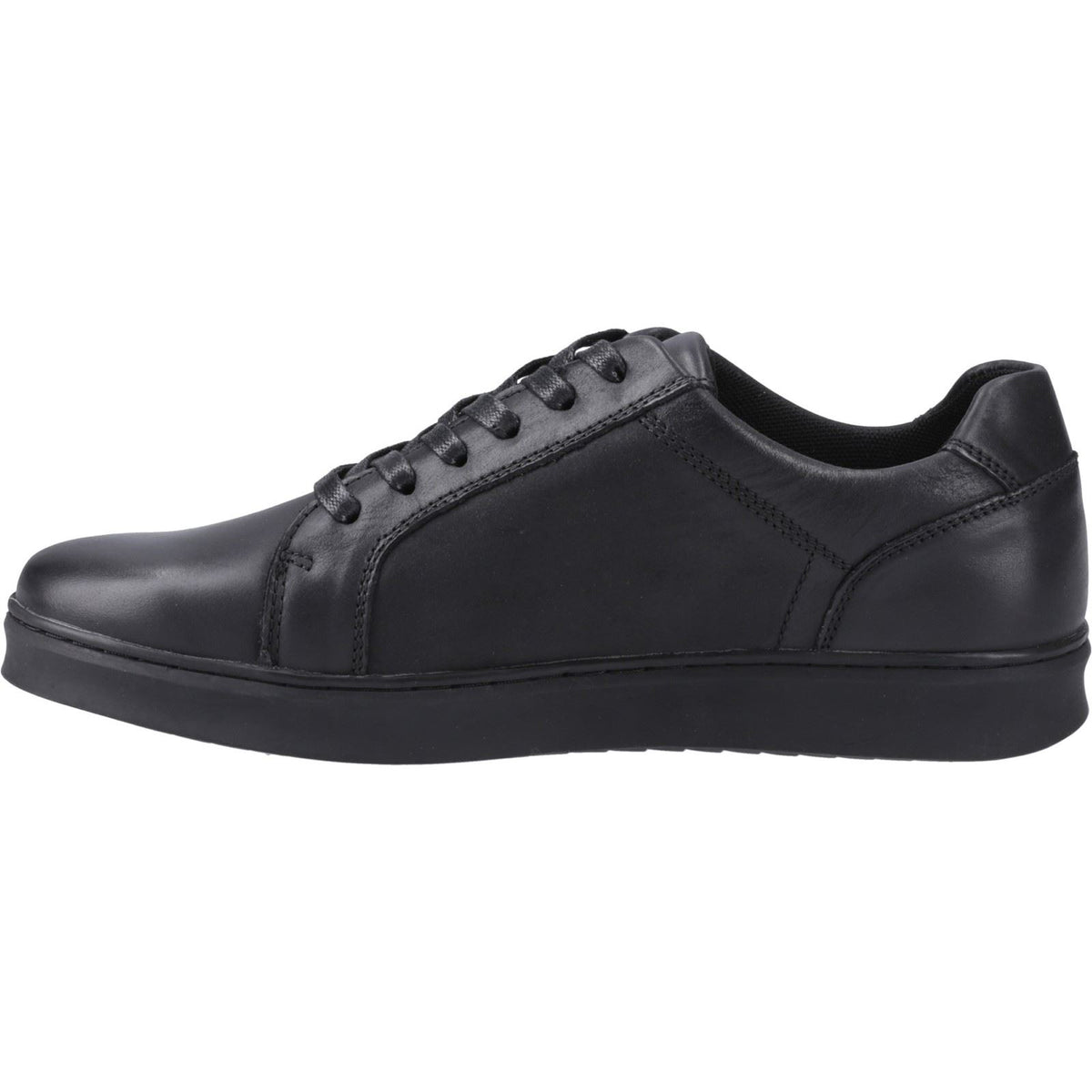 Hush Puppies Madden Leather Men's Black Trainers