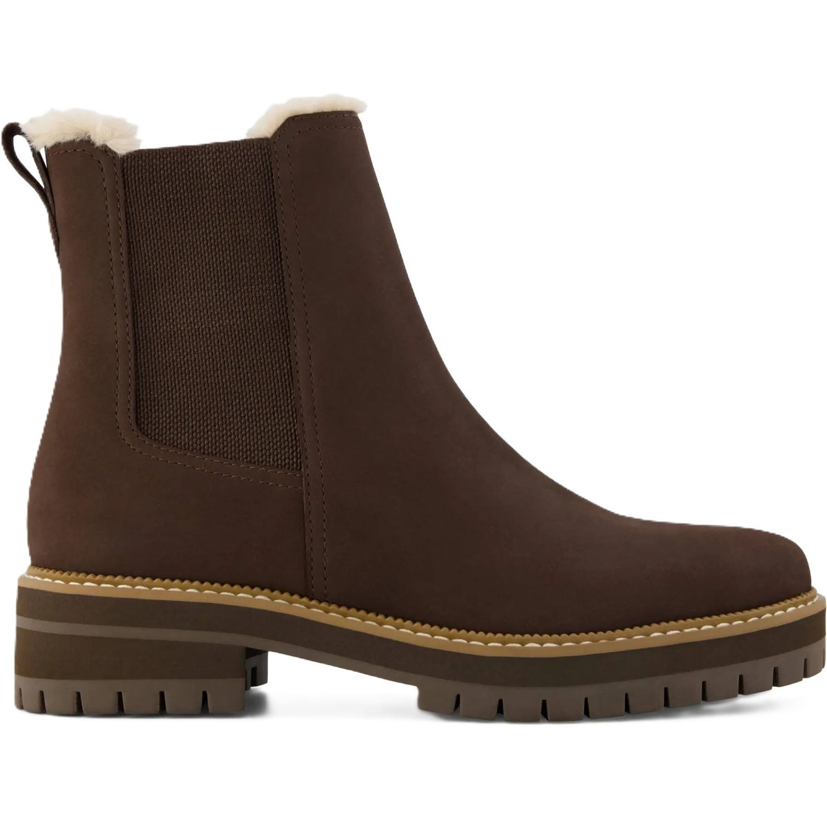 TOMS Bennet Nubuck Women's Chocolate Brown Boots