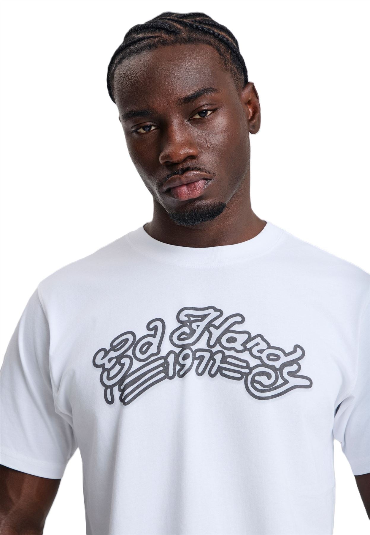 Ed Hardy Stay True Graphic Regular Men's White T-Shirts
