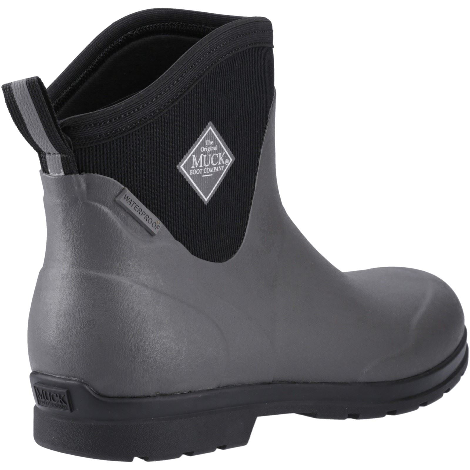 Muck Boots Originals Excursion Rubber Grey/Black Wellington Boots