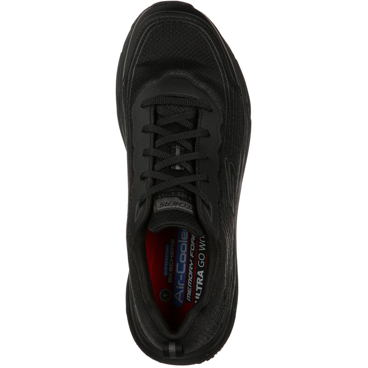 Skechers Workwear Relaxed Fit Textile Men's Black Safety Trainers