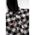 Hard Yakka Quilted Flannel Shacket Men's Grey Shirt Jacket