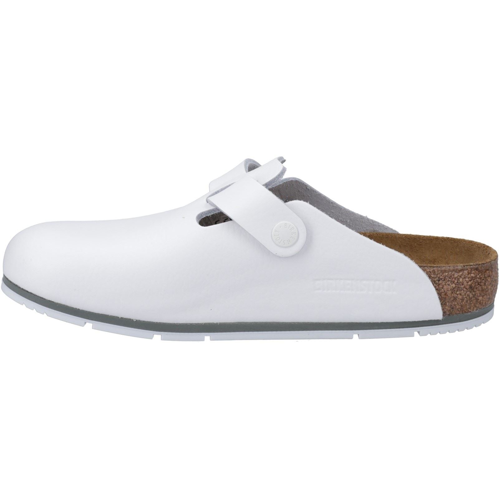 Birkenstock Boston Pro Leather Women's White Clogs