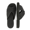 TOMS Mae Crossover Leather Women's Black Sandals