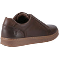 Hush Puppies Madden Leather Men's Coffee Trainers