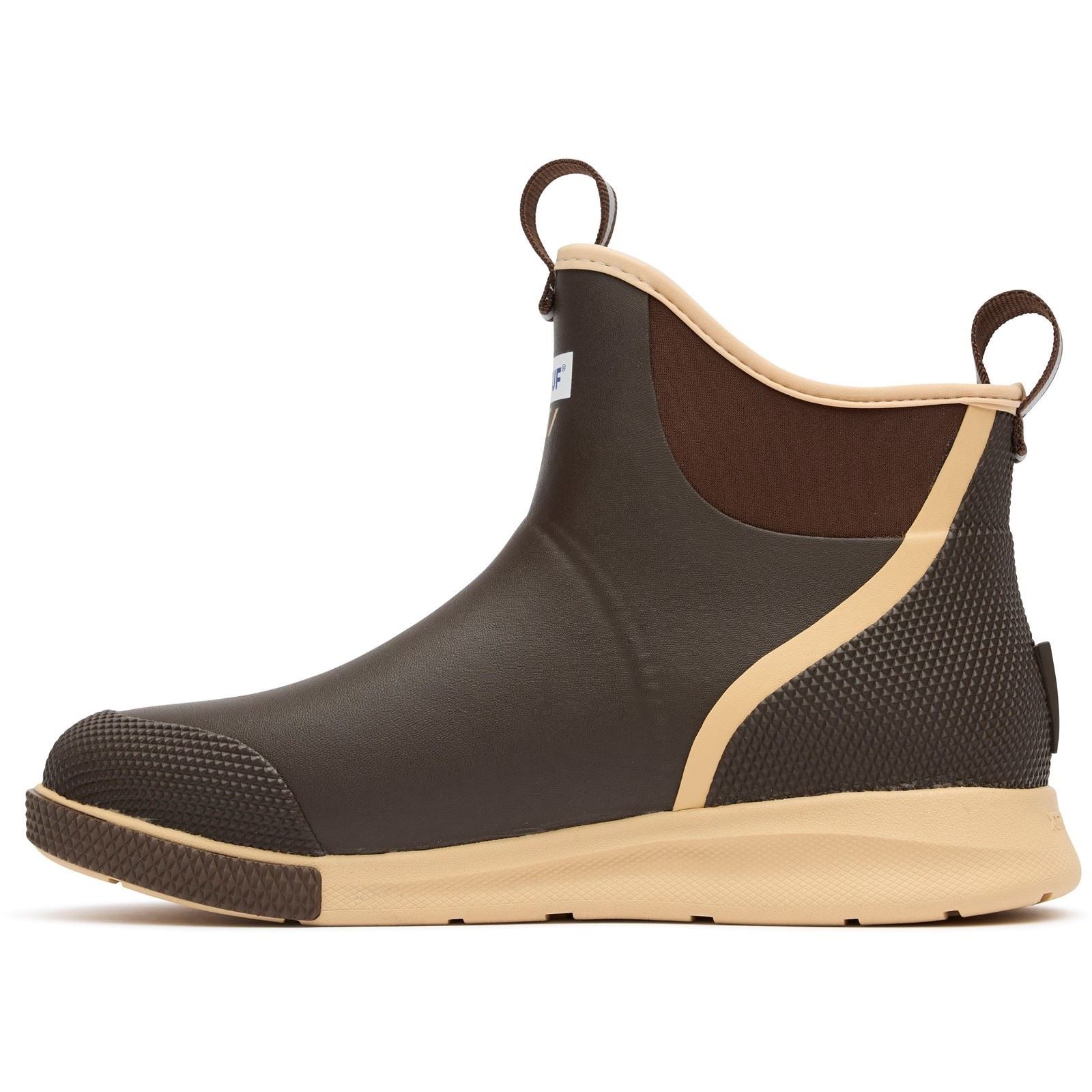 Xtratuf Ankle Deck Boot Sport EVA Men's Chocolate/Tan Wellington Boots