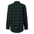 Hard Yakka Long Sleeve Check Flannel Cotton Men's Green Casual Shirt