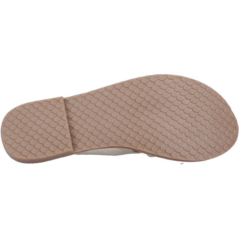 Hush Puppies Amy Wide Fit Leather Women's Gold Sandals