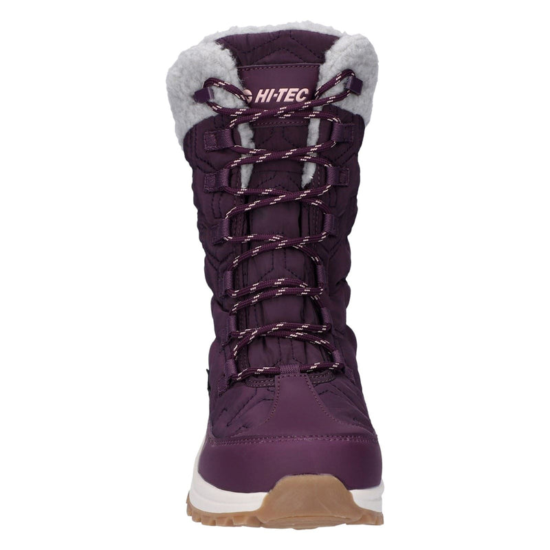 Hi-Tec Sophia Nylon Women's Italian Plum/Sepia Rose Winter Ankle Boots