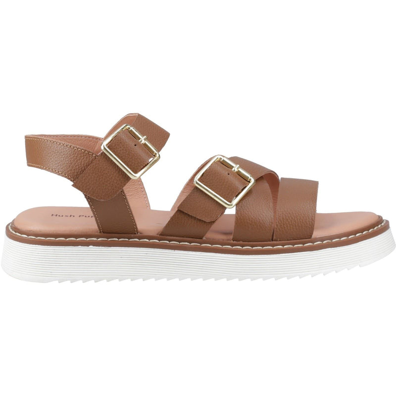 Hush Puppies Cady Leather Women's Tan Sandals