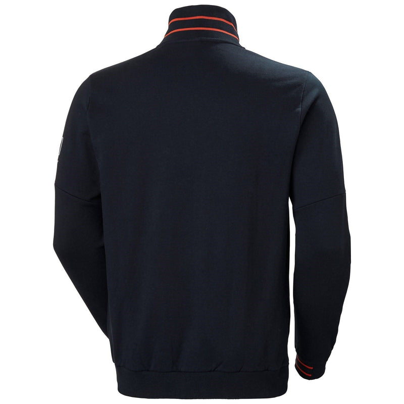 Helly Hansen Workwear Kensington Zip Cotton Men's Blue Sweatshirt