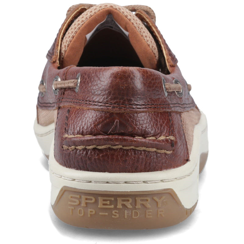 Sperry Billfish 3 Eye Leather Men's Wide Brown Boat Shoes