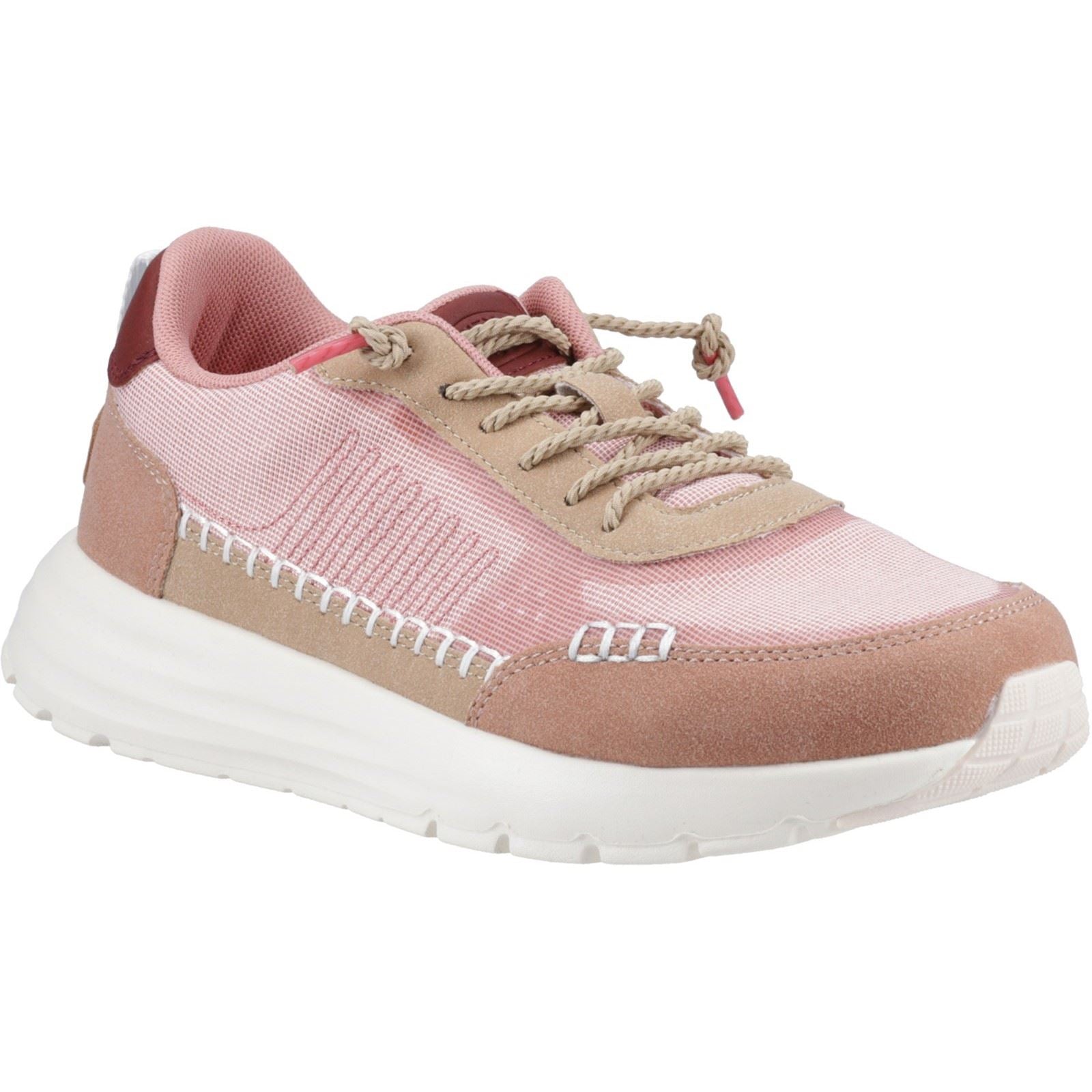 HEYDUDE Sirocco Alta Boho Synthetic Blend Women's Rose Pink Trainers