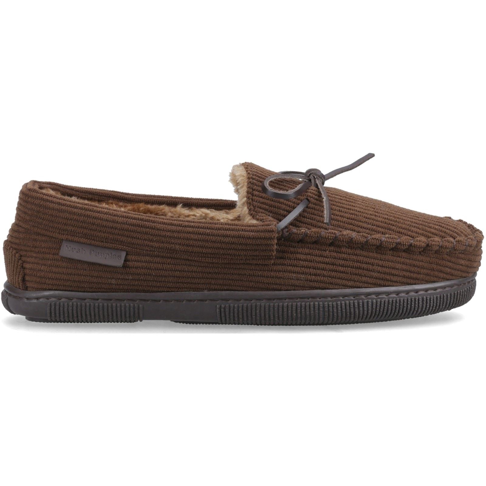 Hush Puppies Ace Cord Polyester Men's BROWN Slippers