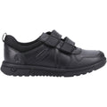 Hush Puppies Spencer Leather Junior Black Shoes