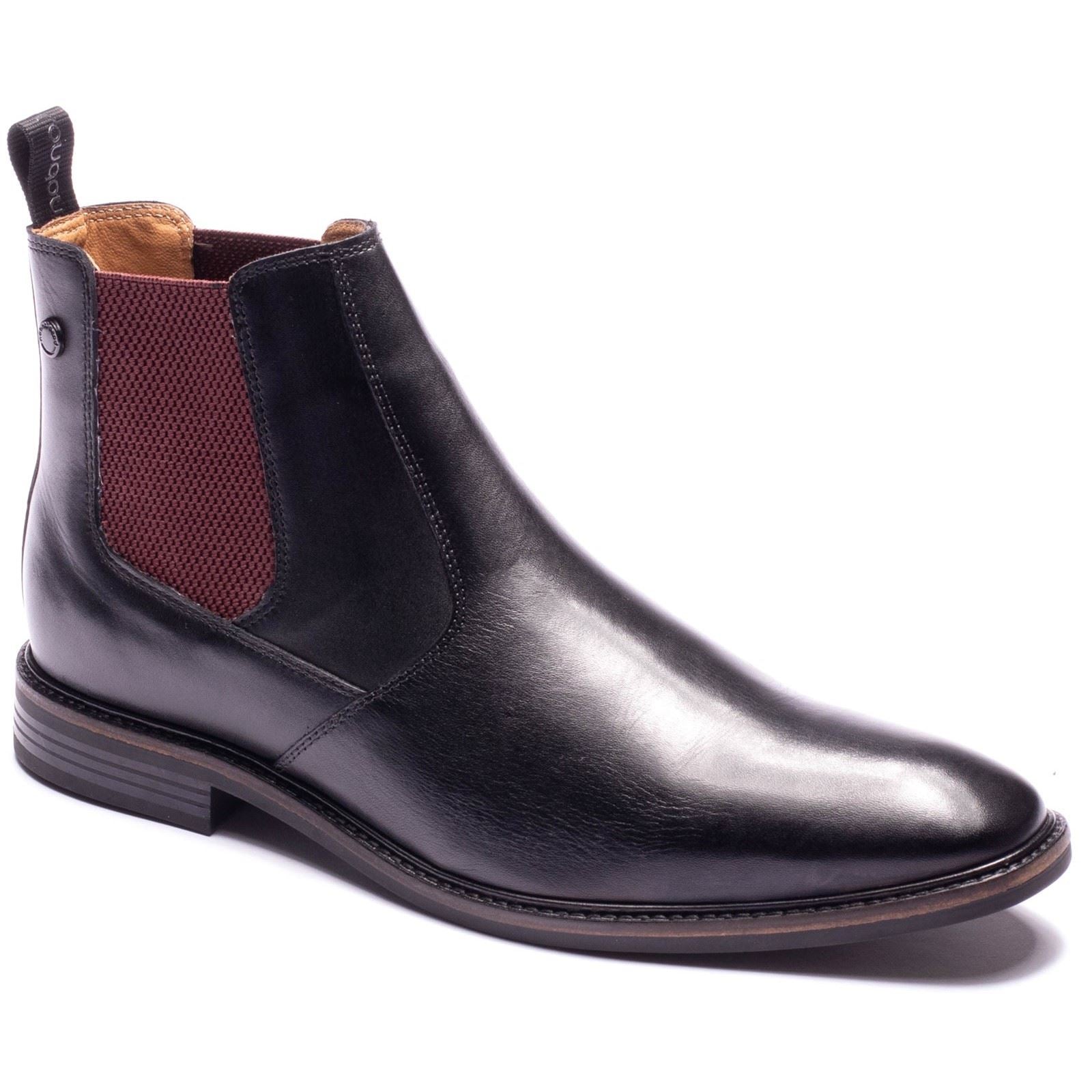 Base London Kensington Leather Men's Black Boots