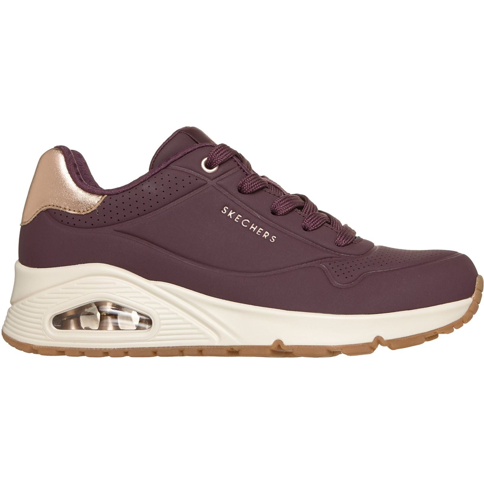 Skechers Uno - Golden Air Polyurethane Women's WINE Trainers