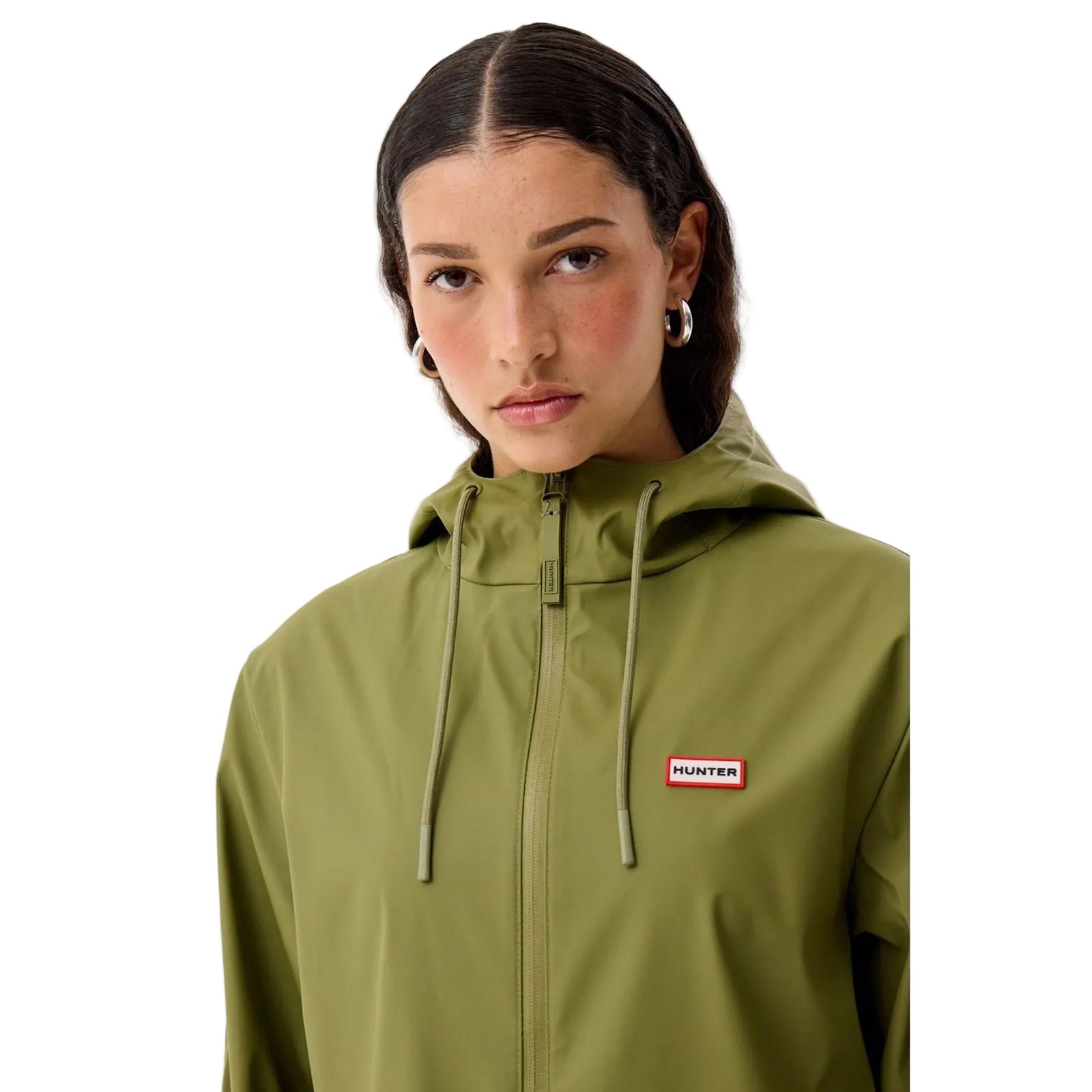 Hunter Andrea Green Rain Coat