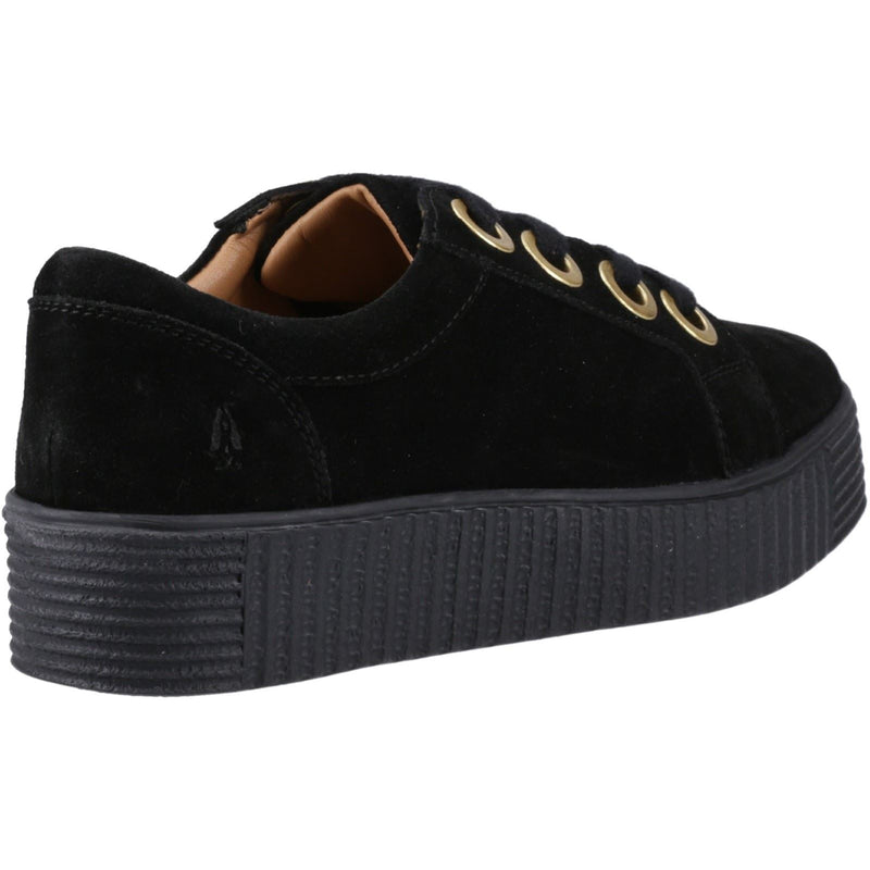 Hush Puppies Tamsin Suede Women's Black Trainers