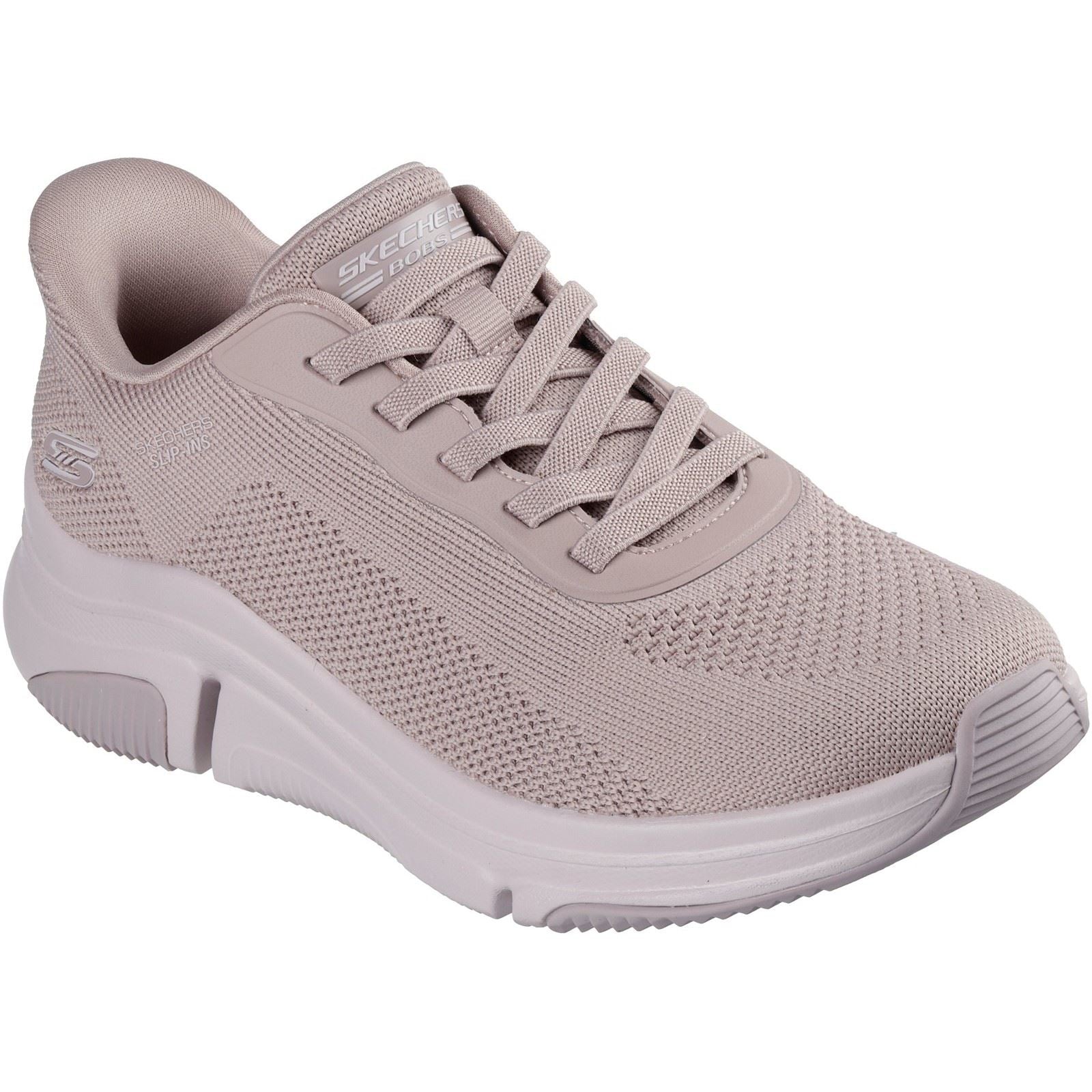Skechers BOBS Sparrow Flex Too You Textile Women's Blush Trainers