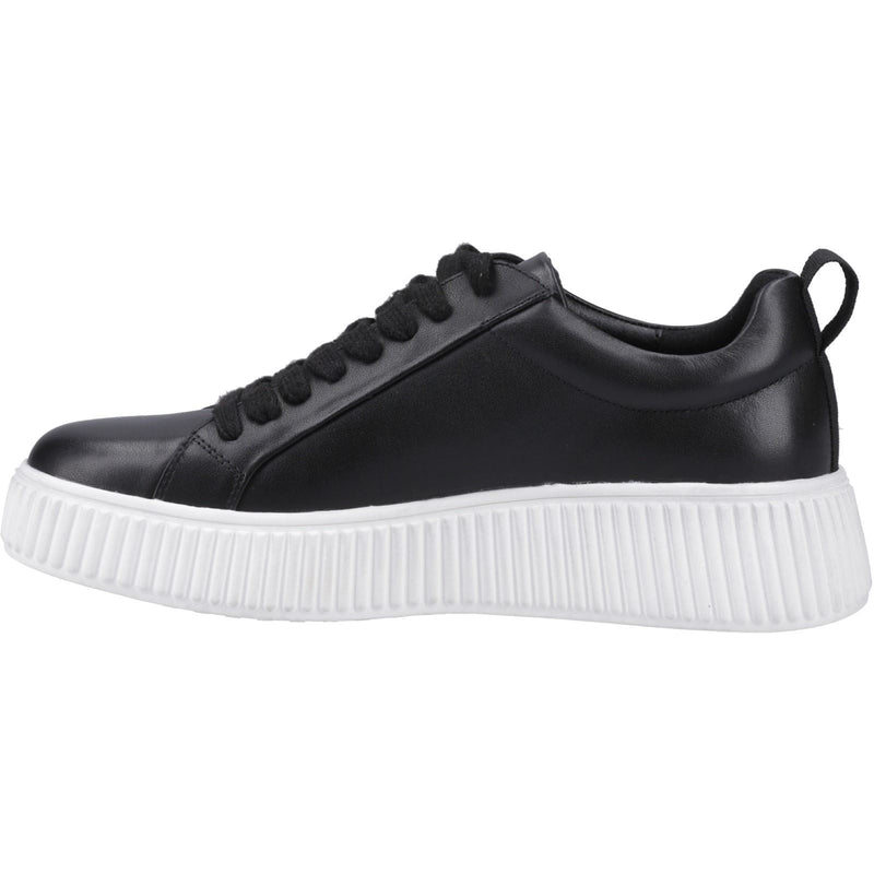 Hush Puppies Harlow Leather Women's Black Trainers