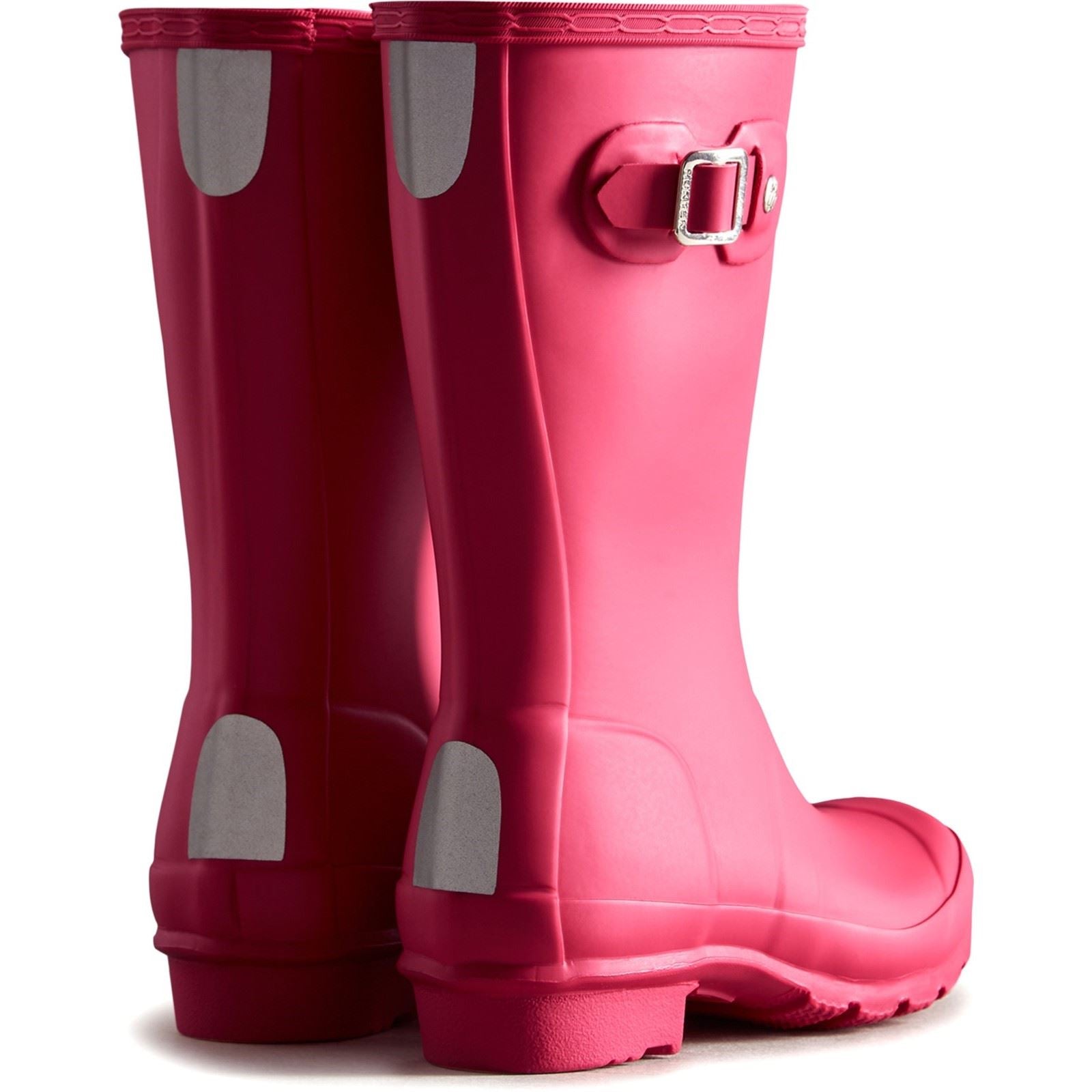 Hunter Junior Originals Boot Rubber Kid's Bright Pink Wellington Boots